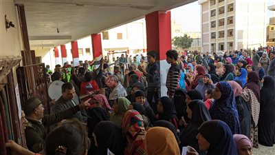استمرار توافد الناخبين على اللجان الانتخابية بنطاق مراكز ومدن وقرى الفيوم