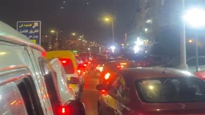 بسبب الأمطار.. تكدس مروري في شوارع السادس من أكتوبر | بث مباشر 