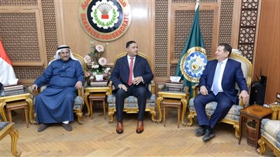 محافظ الدقهلية يستقبل رئيس البرلمان العربي في إطار جولته لتفقد سير الانتخابات في يومها الأخير