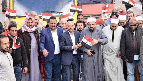 مسيرة للمواطنين بمطروح