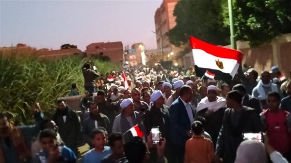 مسيرات للجان في الأقصر