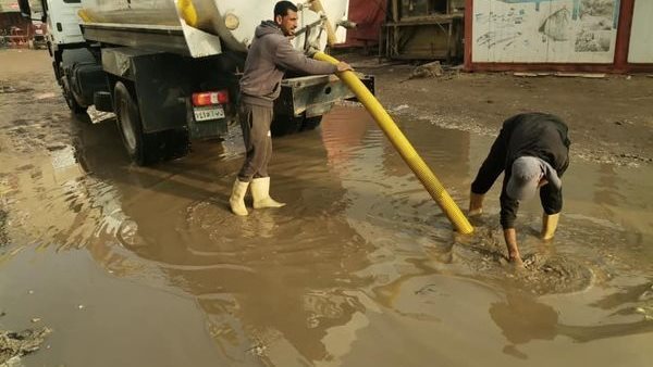 كسح مياه الأمطار