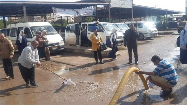 رفع تراكمات مياه