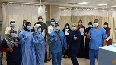 إصابة 13 من بين 66 بفيروس كورونا تم فحصهم بمستشفى الصدر بإسنا