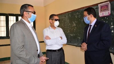 120 بوابة تعقيم وخط ساخن استعدادا لامتحانات الثانوية العامة بالغربية