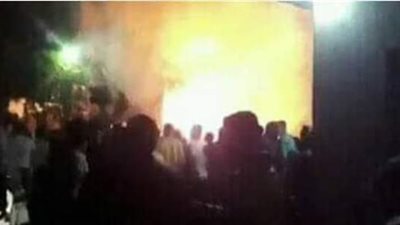 إخماد حريق هائل في مصنع بالإسماعيلية