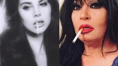 فيفي عبده تشبه نفسها بالنجمة العالمية “لانا دل راي” (صورة)