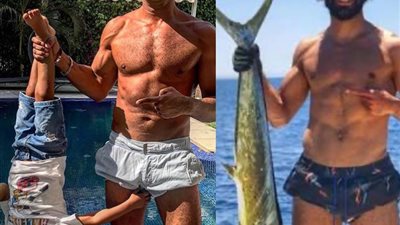 آسر ياسين يهنئ محمد صلاح بعيد ميلاده: “أحب أفكرك مين بيصطاد أحسن” (صورة)