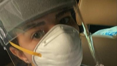 بالكمامة.. إيمي سمير غانم تشارك جمهورها بأحدث ظهور لها (صورة)