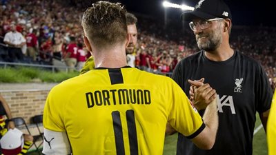 بروسيا دورتموند يهنئ مدربه السابق يورجن كلوب بالفوز بالدوري الإنجليزي (صورة)