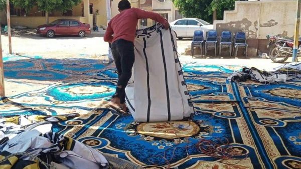 فض سرادق عزاء