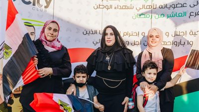 أرملة شهيد شرطة: لولا الرئيس السيسي ما احتفلنا هنا في City Club