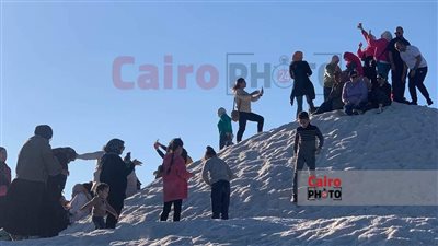 إصابة مُسن إثر سقوطه من أعلى جبال الملح ببورفؤاد