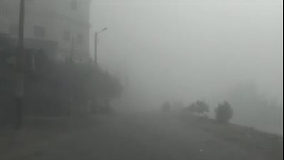 شبورة مائية كثيفة على طرق محافظة كفر الشيخ | بث مباشر 