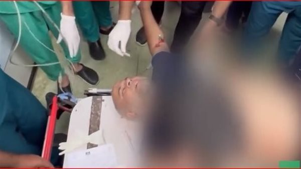 إصابة المراسل الصحفي