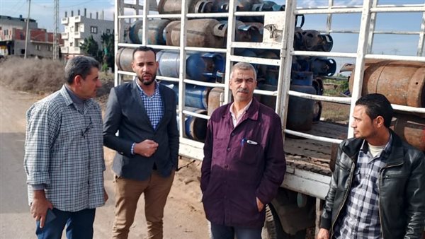 ضبط مستودع غاز بالبحيرة