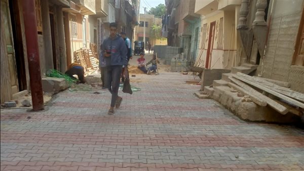 تطوير الشوارع بأسيوط