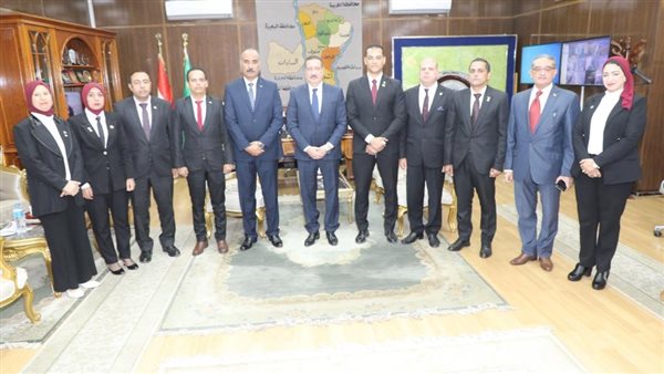 محافظ المنوفية وخرجي