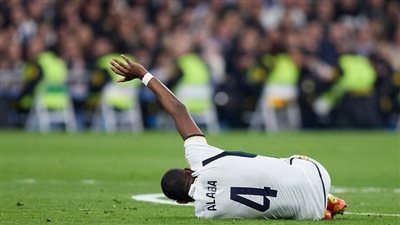 ريال مدريد يعلن انتهاء موسم ديفيد ألابا بسبب الإصابة