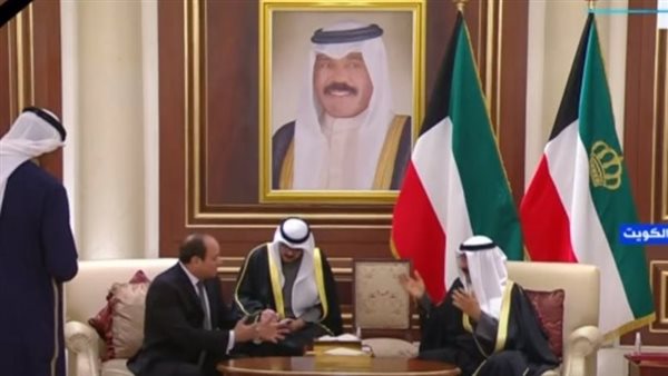 السيسي وأمير الكويت