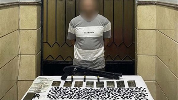 المتهم والمضبوطات