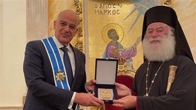 وزير الدفاع الوطني اليوناني يزور بطريرك الروم الأرثوذكس..يمكن للشعوب أن تعيش بسلام وتقدم دون تمييز 