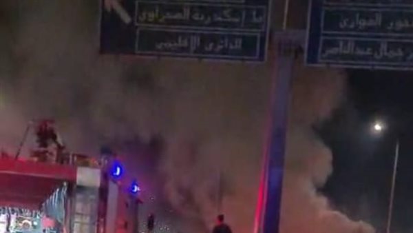 اشتعال سيارة نقل