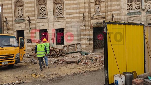 بدء ترميم مسجد السيدة