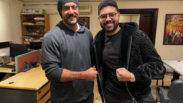محمد شاهين مع الفنان