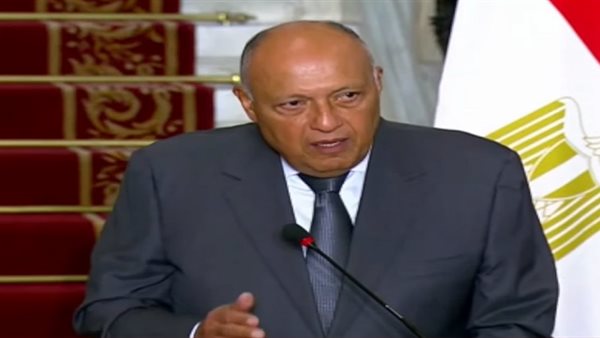 سامح شكري وزير الخارجية