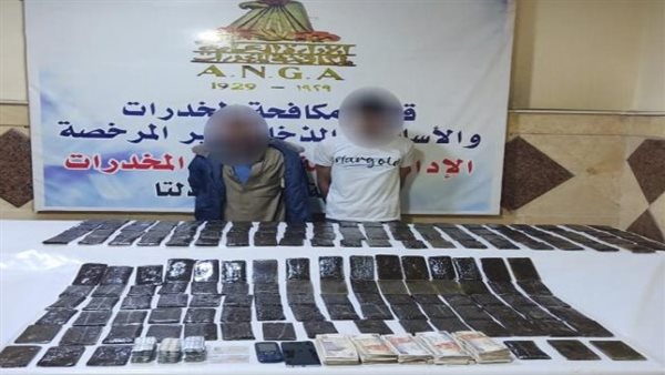 المتهمين والمضبوطات