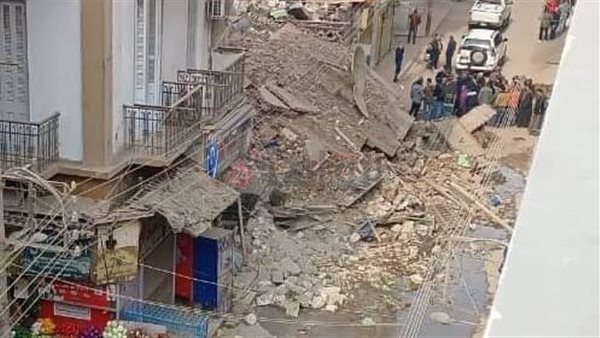 انهيار منزل في المنيا