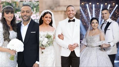 منهم حسين الجسمي وحلمي بكر.. أبرز زيجات الفنانين في 2023