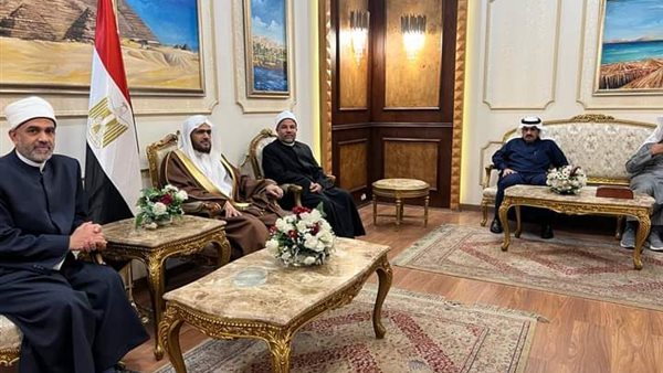 جانب من استقبال الشيخ