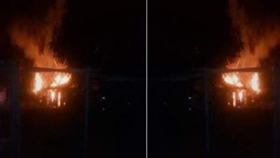 تفحمت محتوياتها بالكامل.. انتداب الأدلة الجنائية لمعاينة حريق مزرعة ديوك رومي بالغربية 