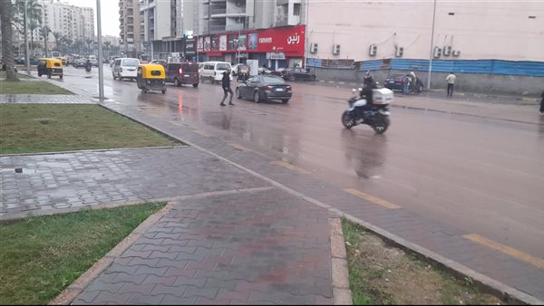 هطول أمطار على الإسكندرية