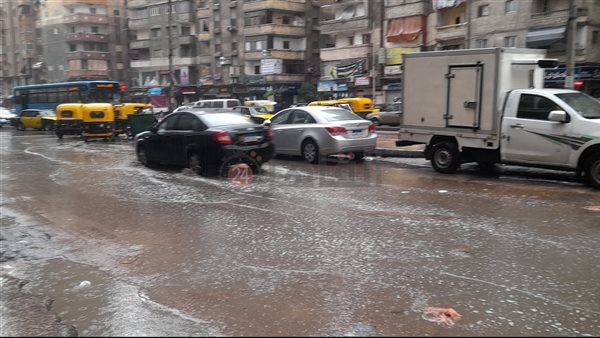 أمطار غزيرة فى الإسكندرية