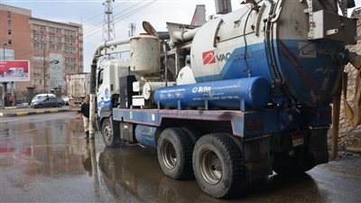 تحسبًا لسقوط الأمطار.. مياه القليوبية: تمركز المعدات في الشوارع والميادين على مدار 24 ساعة