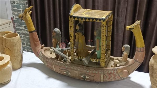 القطع الأثرية المضبوطة