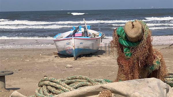 توقف حركة صيد الأسماك