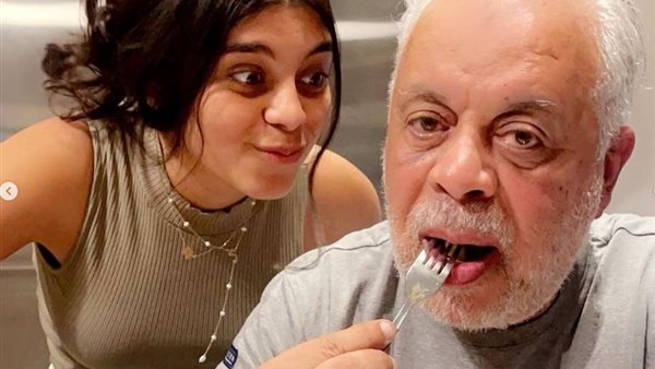 أشرف زكي وابنته مريم