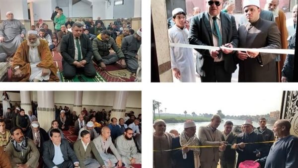 افتتاح مسجدين بمركزي