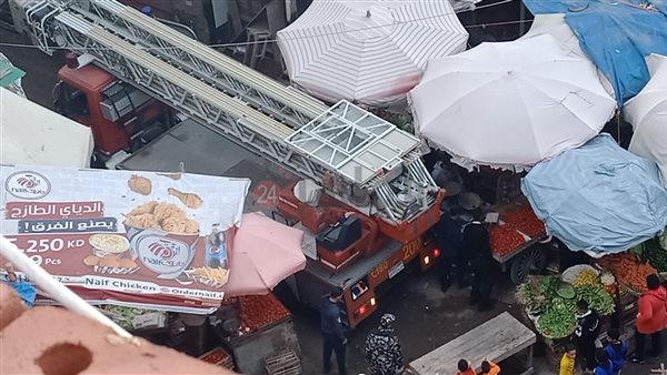 حريق منزل فى الإسكندرية