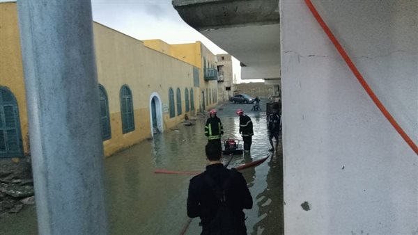 أمطار غزيرة على مدينة