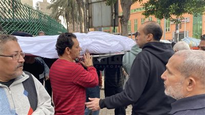 تشييع جثامين ضحايا حريق سوق الميدان في الإسكندرية | صور