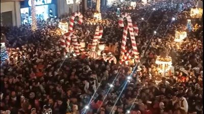 ألعاب نارية وأضواء.. احتفالات المواطنين برأس السنة الميلادية 2024 | بث مباشر 