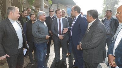 محافظ المنوفية: تطوير ورفع كفاءة 9 شوارع بمنوف وطريق سروهيت - سرس الليان