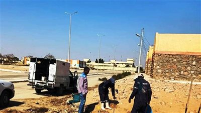 استمرار إزالة التعديات ورفع الإشغالات بمدينتي أسوان ونصر النوبة 