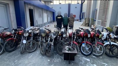 ارتكبوا 12 واقعة.. حبس عصابة سرقة الدراجات النارية بالوراق 