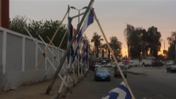 عامود إنارة آيل للسقوط-أرشيفية